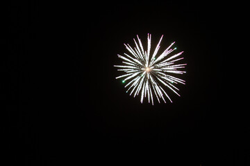 Fire Works in the night sky 