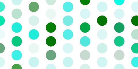 Light green vector layout with circle shapes.