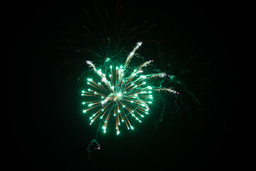 Fire Works in the night sky 