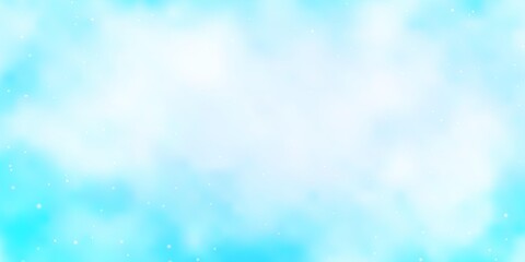 Light Pink, Blue vector texture with beautiful stars. Colorful illustration with abstract gradient stars. Theme for cell phones.