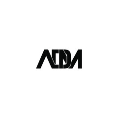 Obraz premium adm letter original monogram logo design