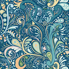 オーガニックな柄のシームレスなパターン2