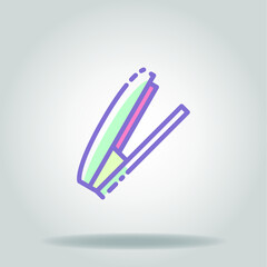 Obraz premium stepler colorful icon 