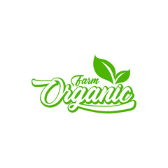 Vector eco, organic, bio logos or signs. Vegan, raw, healthy food badges, tags set for cafe, restaurants, products packaging etc.