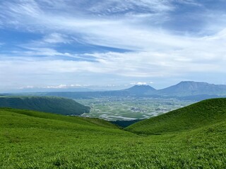 Fototapeta premium 青空 山頂