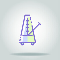 metronome colorful icon
