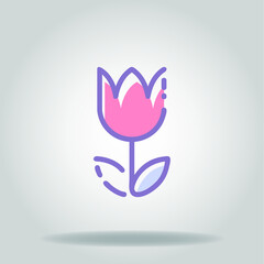 Fototapeta premium nature colorful icon 