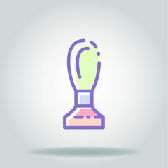 tamper colorful icon
