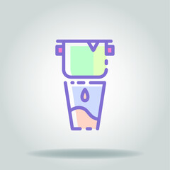 vietnam drip colorful icon


