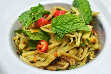 Bamboo Shoot Soup Thai Street Food