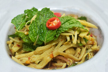 Bamboo Shoot Soup Thai Street Food