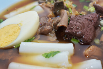 Tom Kuay Jap, Thai Street Food Menu