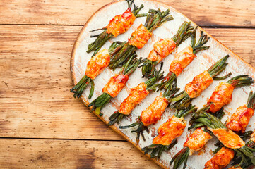 Meat and cowpea appetizer