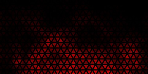 Dark Red vector background with polygonal style.