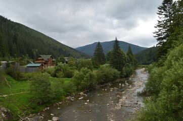 Ancient houses of mountaineers