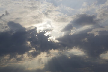 Sonne hinter Wolken - Sun behind clouds