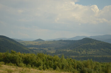 Naklejka premium LANDSCAPE OF MOUNTAINS