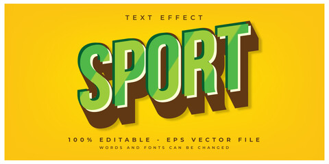 Sport Concept Text Effect