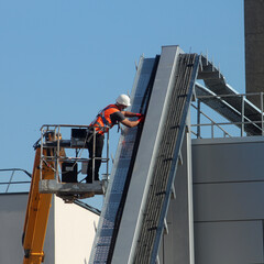 Tirage de câbles électriques 