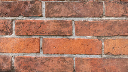 Old brick wall close up on a textured background image