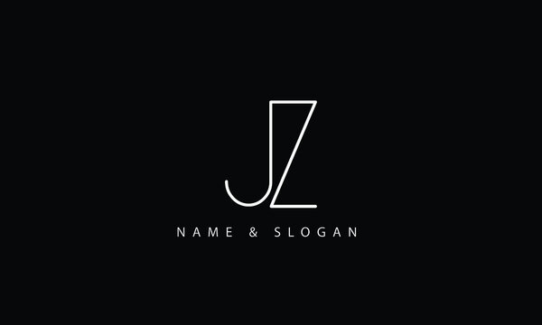 JZ, ZJ, J, Z abstract letters logo monogram