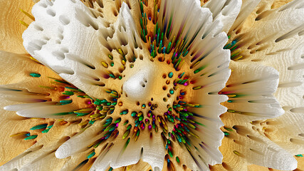 Dynamische, abstrakte Hintergründe mit Mischfarben und Texturen