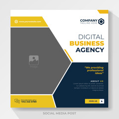 Social media corporate design template
