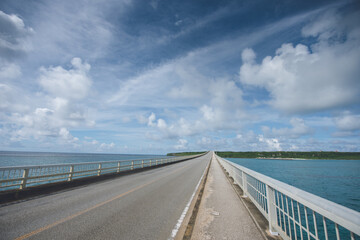 Fototapeta premium ビーチ, 来間大橋, 来間島, 宮古島, 沖縄, 日本