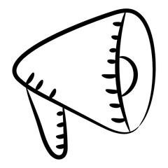 
Editable trendy style of loudspeaker icon
