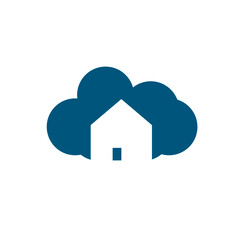 cloud house logotype