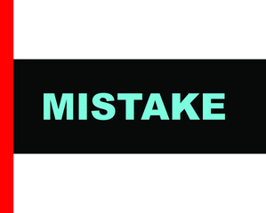 BLACK BACTOR BANEER MISTAKE