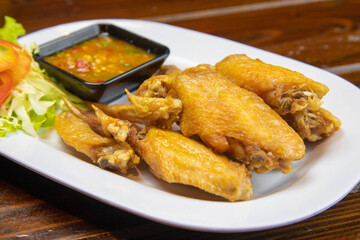 Fried Chicken Wings with Fish Sauce