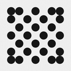 Abstract Cross Pattern Dots Logo generative computational art illustration