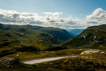Areal View in Jotunheimen National Park, Norway