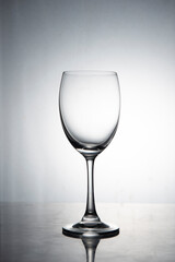 empty wine glass