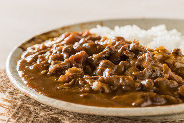 お肉たっぷり！ビーフカレー