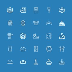 Editable 25 cake icons for web and mobile