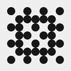 Abstract Cross Pattern Dots Logo generative computational art illustration