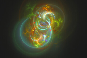 Abstract fractal background