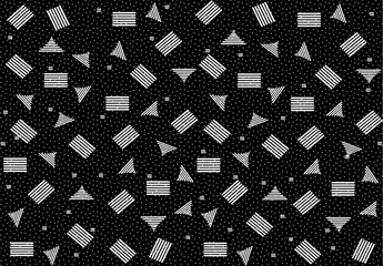 black and white seamless pattern
