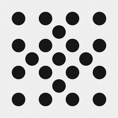 Abstract Cross Pattern Dots Logo generative computational art illustration