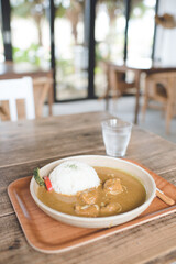 カレー, 来間島カフェ, 宮古島, 沖縄, 日本