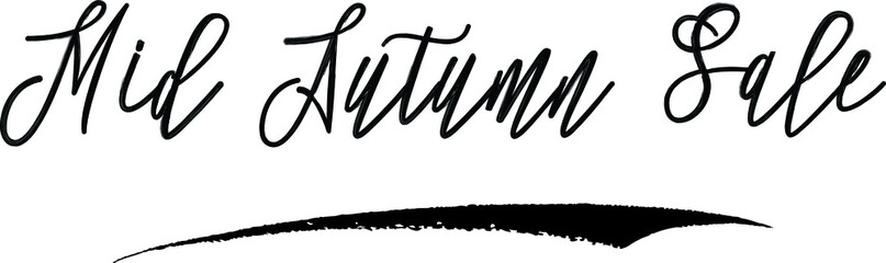 Handwritten Calligraphy Black Color Text On White Background