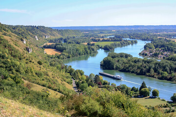 Amfreville-sous-les-Monts. Les boucles de la Seine. Eure. Normandie