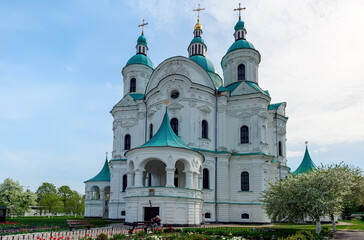 Fototapeta na wymiar The Cathedral of Nativity of Blessed Virgin in Kozelets, Ukraine