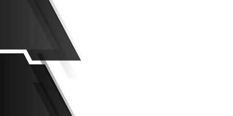Grey white black abstract background geometry shine and layer element vector 