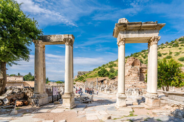 The Ephesus Ancient City in Turkey.