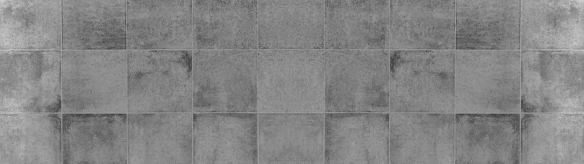 Seamless grunge grey gray anthracite square mosaic concrete cement stone wall tiles pattern texture...