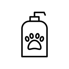 dog soap icon vector illustration