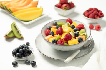 fruit salad with berries